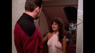 Star Trek  TNG  Troi Behaves Erratically while Emotionally Unhinged 💔💋👅❤️‍ ❤️‍ 🔥 [upl. by Ryle768]