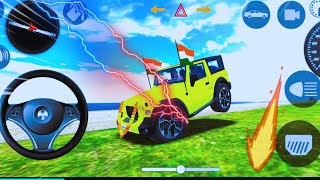 Dollar Song🔥Modified Mahindra Yellow Thar 😈 Indian Cars Simulator 3D🥵 Android Gameplaytrending [upl. by Lamak]