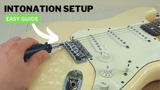 How to Intonate a Guitar Easy StepbyStep Guide [upl. by Nerval]