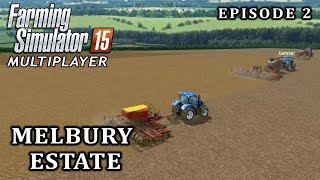 Multiplayer Farming Simulator 15  Melbury Estate  Episode 3 [upl. by Atrahc]