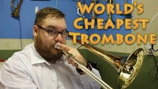 The Worlds Cheapest Trombone  A Soul Destroying Mess [upl. by Nalniuq]