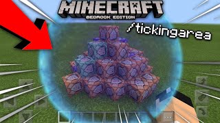 MinecraftPECOME AUMENTARE IL RAGGIO DAZIONE DEI COMMAND BLOCK comando tickingarea Tutorial Ita [upl. by Thebault]