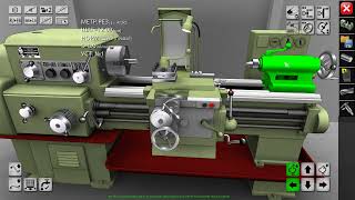 1k62 Lathe Machine Kinematics [upl. by Zea]