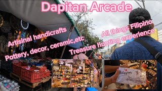 Dapitan Arcade Artisinal Filipino handicrafts and pottery goodsWalk through experience 20232024 [upl. by Eelirak]