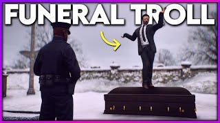 Trolling a COPS FUNERAL 2  GTA RP [upl. by Greenman86]