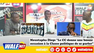 Moustapha Diop quotLe CC donne une bonne occasion à la Classe politique de se parlerquot [upl. by Htor]