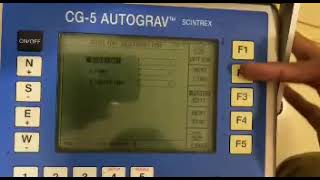 CG5 Autograv data acquisition and settings  Scintrex [upl. by Adnwahsar437]