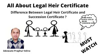 What is Legal Heir or Surviving Member certificate amp how it is Different from Succession certificate [upl. by Tristan]