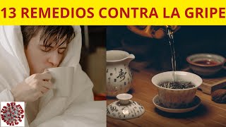 😷🍋 13 SOLUCIONES CASERAS PARA LA GRIPE QUE REALMENTE FUNCIONAN 🌿💊 [upl. by Sanfo]