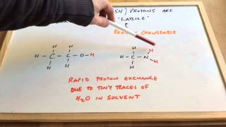 Proton NMR 5  Dealing with OH and NH protons [upl. by Taveda]