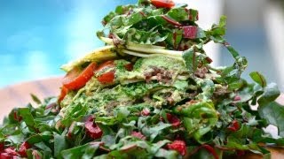 Raw Food Deep Dish Lasagna Low Fat [upl. by Meghan]