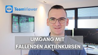 TeamViewer Aktie fällt  Wie du mit fallenden Aktien umgehen kannst [upl. by Enelcaj147]