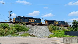 Northbound CSX yard transfer train from Queensgate Yard to Ivorydale Yard [upl. by Faden]