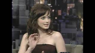 Alexis Bledel on Letterman 2005 [upl. by Eiramoj]