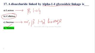 TestCarbohydrates amp Lipids Discussion by MJSChemistry with MJSppsckppscFpsc [upl. by Ardena]