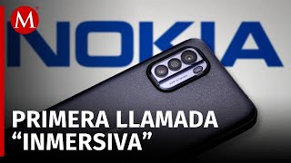 Nokia hace posible la primera llamada telefónica quotinmersivaquot del mundo [upl. by Stutsman]