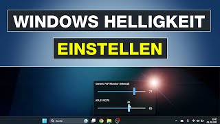 Windows Helligkeit einstellen So gehts ☀️ Windows 10 und Windows 11  Testventure [upl. by Randa]