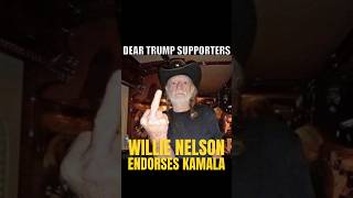 Willie Nelson ENDORSES Kamala Harris [upl. by Saidnac336]