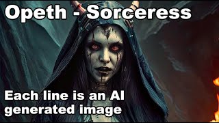 Opeth Sorceress  But every line is an AI generated image [upl. by Rizas395]