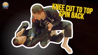 Knee Cut Pass from Headquarters Plus Top Spin to Back take  BJJ for Breakfast [upl. by Eugine241]