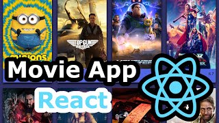 Movie App  React Tutorial [upl. by Inus]