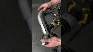 Swaging Exhaust Pipe fabrication shorts pendumunda15 [upl. by Aiuqat502]