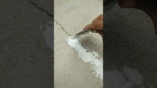 Repairing Hairline crack on slab  roof slab leakage repairing and waterproofing with Asian paints [upl. by Supmart]