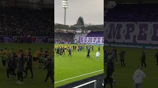 Erzgebirge Aue  SG Dynamo Dresden 21 Aue Choreo  Steigerlied sachsenderby AUESGD [upl. by Nanny584]