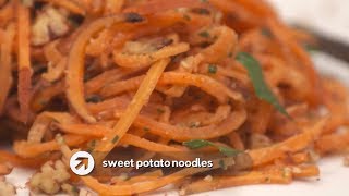 Sweet Potato Noodles  Naturally Danny Seo [upl. by Indyc]