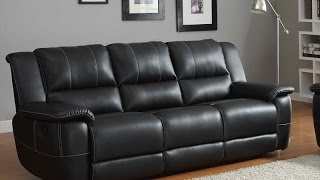 Leather Recliner Sofa and Chair Sets on Sale [upl. by Bopp859]