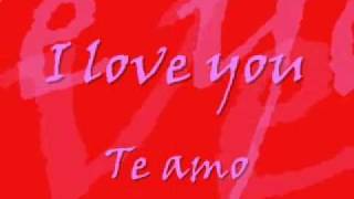 I love you  Celine Dion LyricsTraducción al español [upl. by Adnalor]