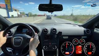 AUDI A3 20 TDI 170 HP 8P POV [upl. by Leola]