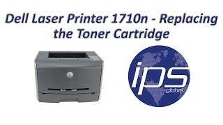 Dell 1710n  Replacing the Toner Cartridge [upl. by Rodgiva]