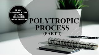 POLYTROPIC PROCESS Part I thermodynamics polytropicprocess basicthermodynamics [upl. by Nordgren]