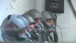 Airmen Fight Against Hypoxia in Simulation Chamber [upl. by Kenimod844]