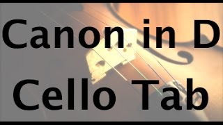 Learn Pachelbels Canon in D on Cello  How to Play Tutorial [upl. by France783]