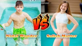 Salish Matter VS Nidal Wonder Transformation 👑 From Baby To 2023 [upl. by Edrei]