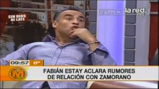 Fabián Estay aclara rumores de relación gay con Zamorano [upl. by Aneliram]