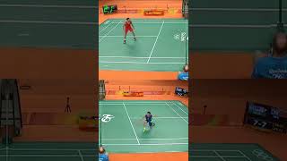 History of Badminton 16 split edition  Lee Chong Wei vs Lin Dan  Rio 2016 SF shorts badminton [upl. by Aicemak]