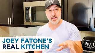 NSYNCs Joey Fatone Shows Us His Home Kitchen  Kitchen Tours  Delish [upl. by Nibroc]