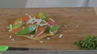 Simple Summer Recipes Shrimp Avocado Grapefruit Tostada [upl. by Umont]