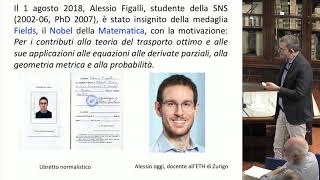 Luigi Ambrosio Un problema da medaglia Fields  17 ottobre 2018 [upl. by Neneek]