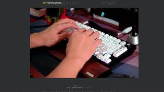 Modded Keychron Q1 No ping Maximum Flex FR4 Plate [upl. by Nell623]