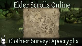 Clothier Survey Apocrypha Elder Scrolls Online ESO [upl. by Bearnard]