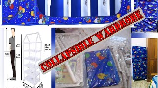 Collapsible Wardrobe 6 self Plastic Almirah 👍🏻👌🏻👌🏻 and How to fix it👆🏻👆🏻👆🏻 [upl. by Ueihttam]