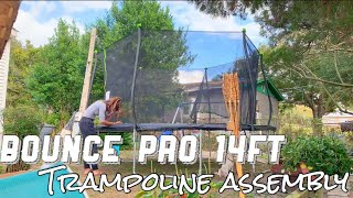 Trampoline Assembly  Time Lapse  Bounce Pro 14ft Trampoline By Sportspower [upl. by Vidovik80]