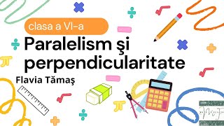 Paralelism şi perpendicularitate  clasa a VIa [upl. by Atinihc]