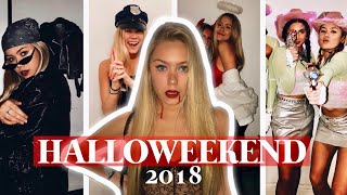 HALLOWEEKEND 2018  College Vlog amp GRWM  Margot Lee [upl. by Ashly]