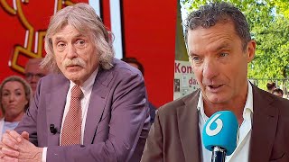 Wrijving tussen John de Bever en Johan Derksen na loslippigheid [upl. by Mohorva]