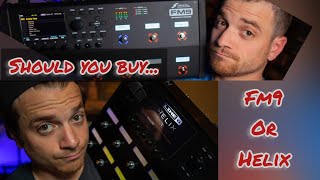 Should you buy a Fractal FM9 or Line 6 Helix  an in depth user experience comparison [upl. by Pena]